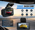 KAKUSIGA Loop Recording with Rear Pull-out 3-inch Screen Driving Recorder for Car Windshield