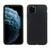 Apple iPhone 11 Pro Max - Black Silky Smooth Impact Resistant Silicone with Textured Microfiber Inside Lining with 360º Protection
