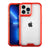 Apple iPhone 13 Pro Max (6.7) - Red Three Piece Hybrid Clear Case