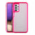 Samsung Galaxy A52 5G - Hot Pink Three Piece Hybrid Clear Case