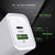 ESOULK C-L AND USB-C 20W PD+QC FAST WALL CHARGER (EA20) - WHITE