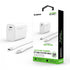 ESOULK NEW IPHONE (TYPE C/L - USB) 18W FAST HOME CHARGER (EC35P) - WHITE