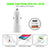 ESOULK NEW IPHONE FAST CAR CHARGER (TYPE C/L - USB) 18W PD 2.4A 3FT (EC09P) - WHITE