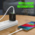 ESOULK NEW IPHONE FAST HOME CHARGER (TYPE C/L - USB) 18W PD 2.4A 5FT (EC10P) - BLACK