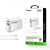 ESOULK NEW IPHONE FAST HOME CHARGER (TYPE C/L - USB) 18W PD 2.4A 5FT (EC10P) - WHITE