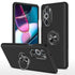 Hard Back Cover PC with Soft TPU with Adjustable Rotating Ring Stand Car Magnetic Bracket