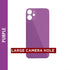 Back Glass Compatible For iPhone 12 Mini (No Logo / Large Camera Hole) (Purple) 