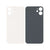 Back Glass Compatible For iPhone 12 Mini (No Logo / Large Camera Hole) (White) 