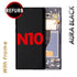 OLED ASSEMBLY WITH FRAME COMPATIBLE FOR SAMSUNG NOTE 10 (BLACK)